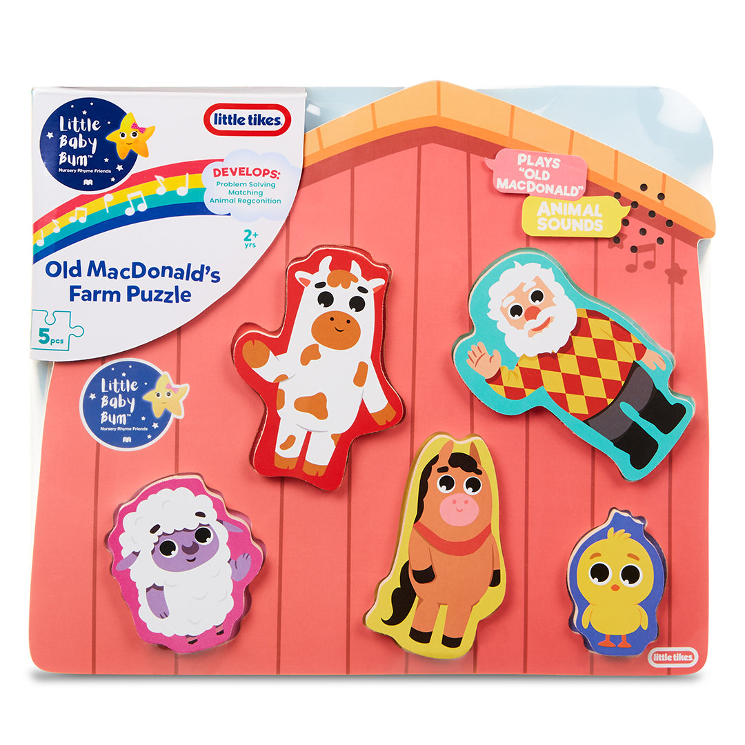 Little Tikes Little Baby Bum Musical Wooden Puzzle
