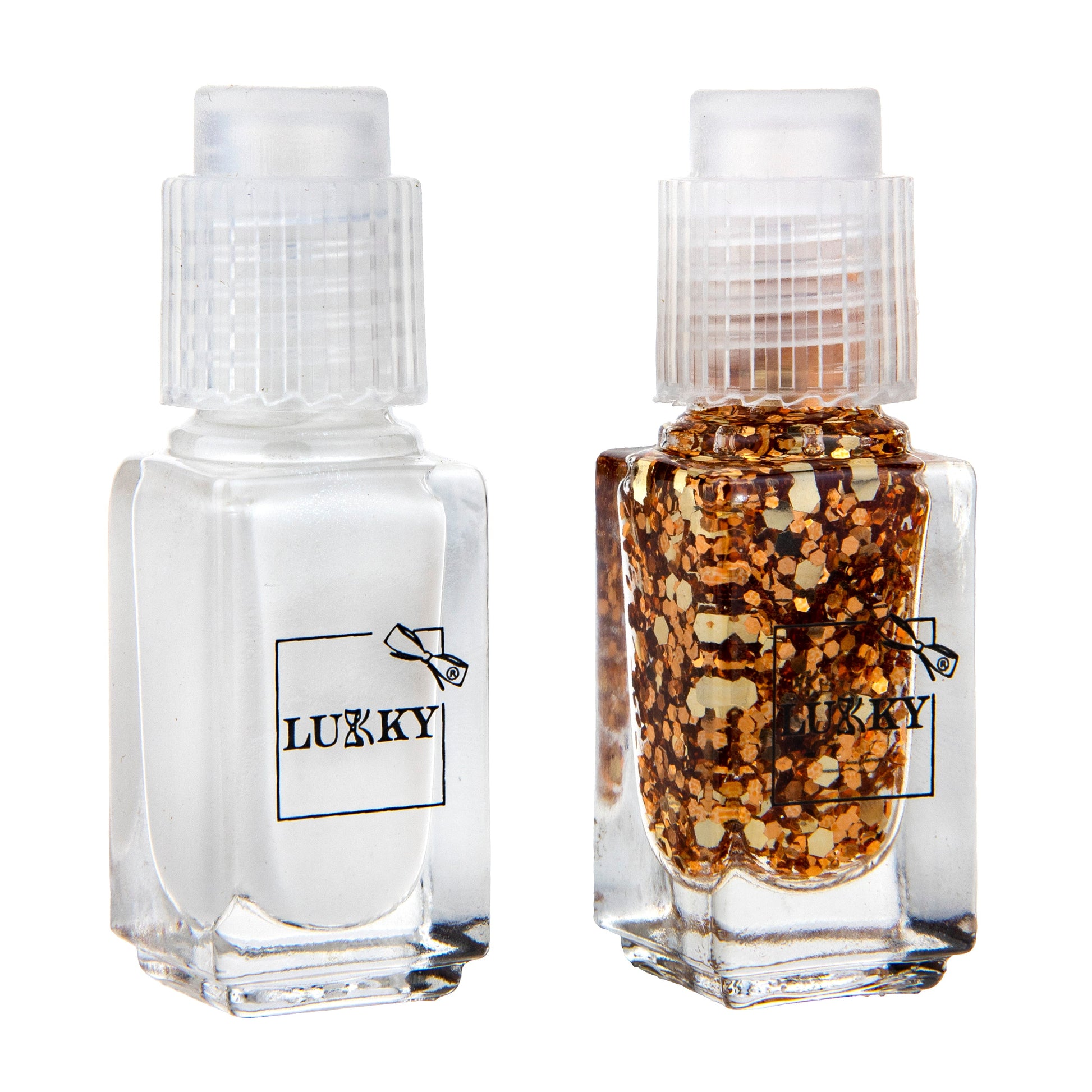 Lukky Just Duet 2-in-1 Peel-Off Nail Polish 7ml (Metallic Pink)