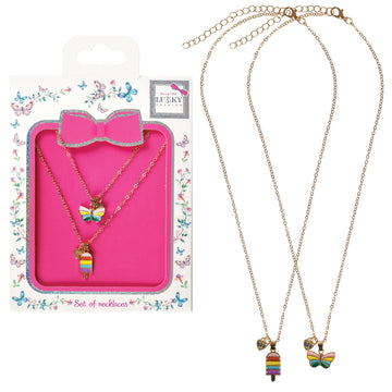 Lukky Fashion 2 Necklace Sets BFF Summertime