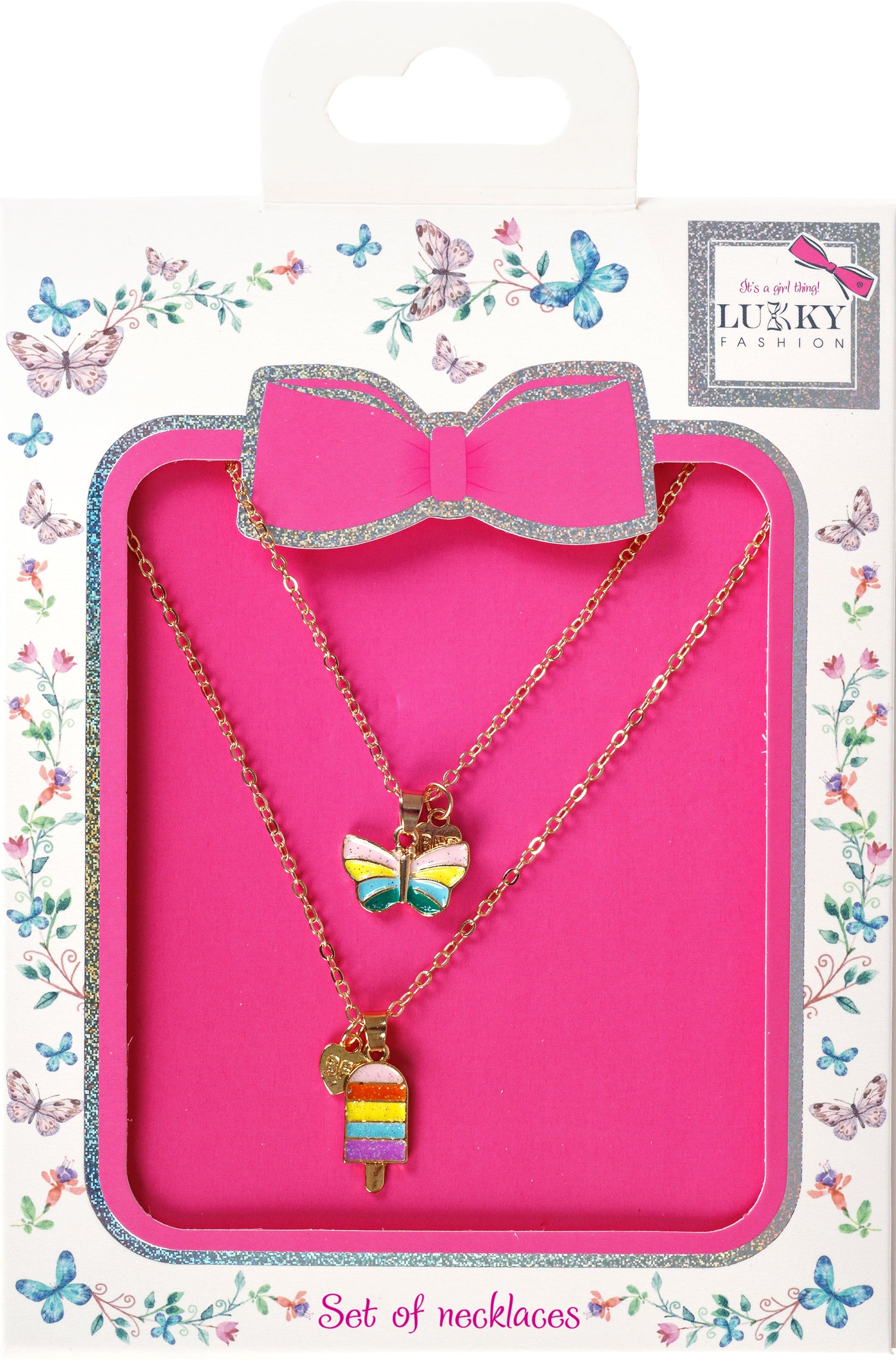 Lukky Fashion 2 Necklace Sets BFF Summertime