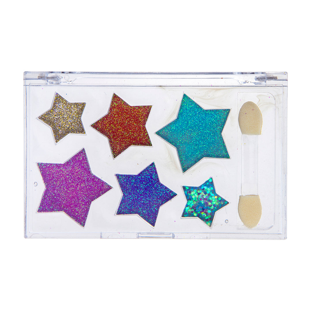 Lukky Eyeshadow Cream with Glitter Palette 6 Colors Star