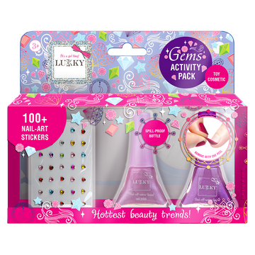 لاكي مجموعة تصميم الأظافر بالحلي