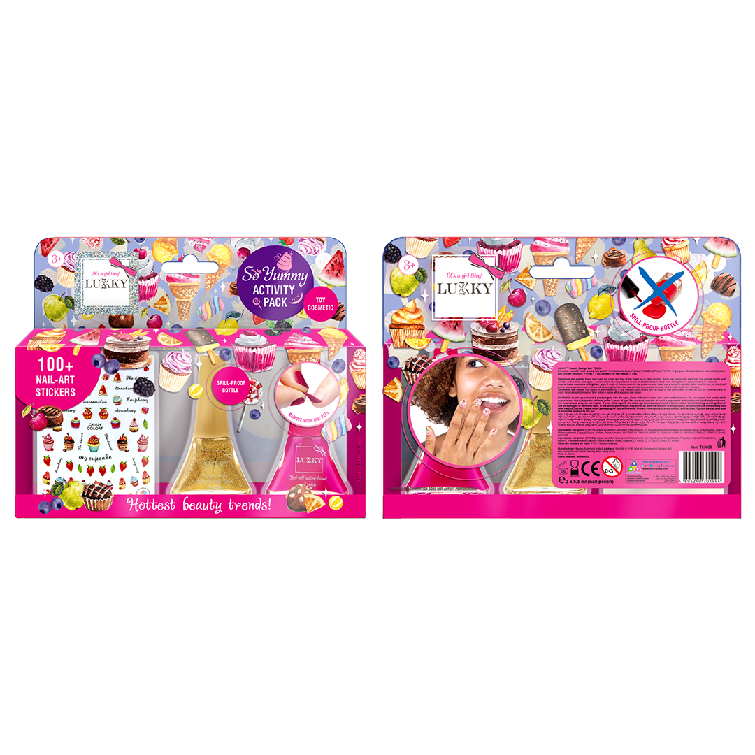 Lukky Nail Design So Yummy Activity Pack