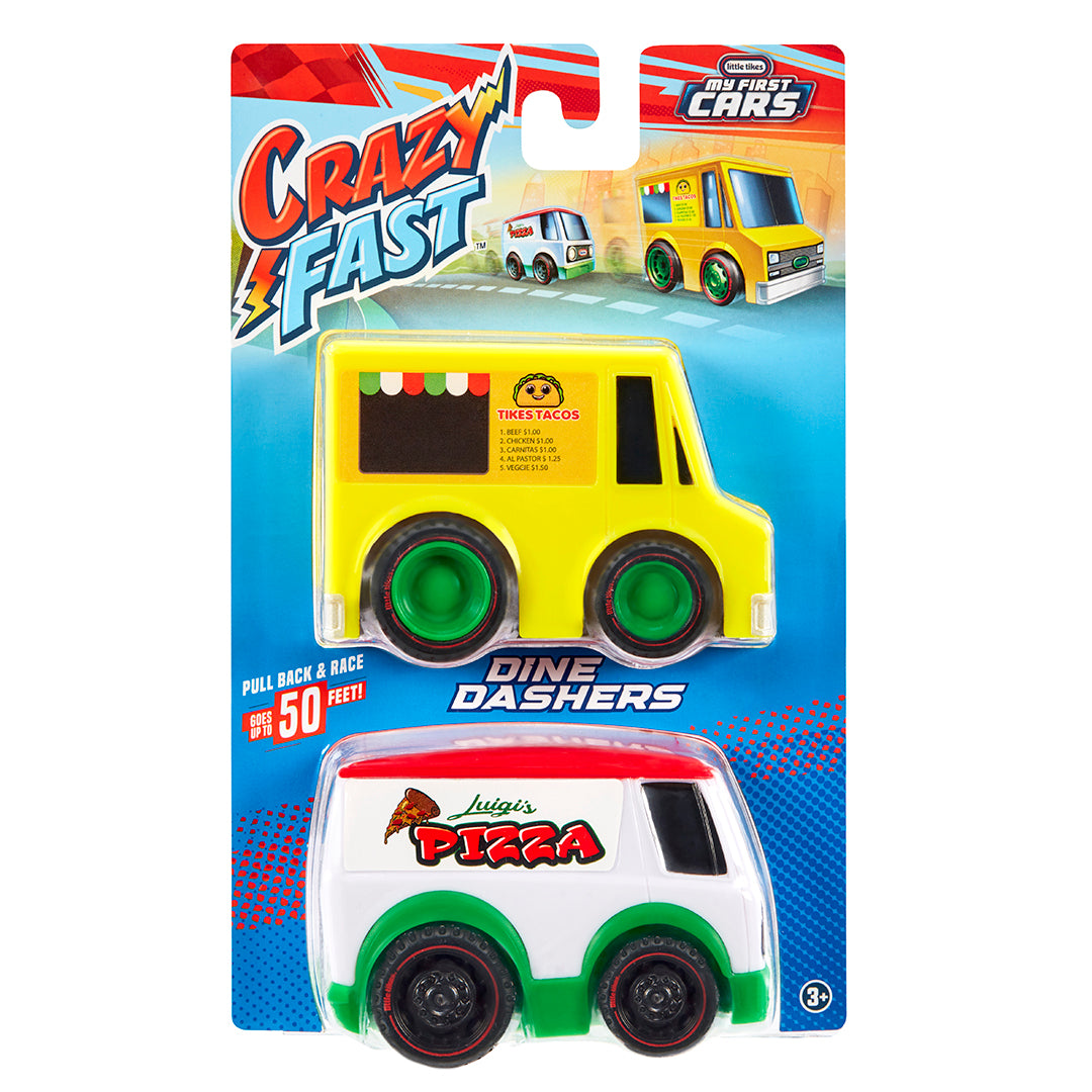 Little Tikes Crazy Fast Pull Car 2pk Dine Dashers (S2)