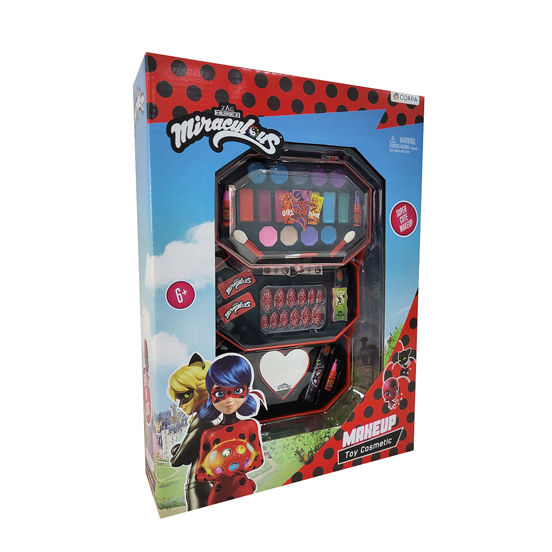 Miraculous 3 Decks Big Octagonal Cosmetic Case
