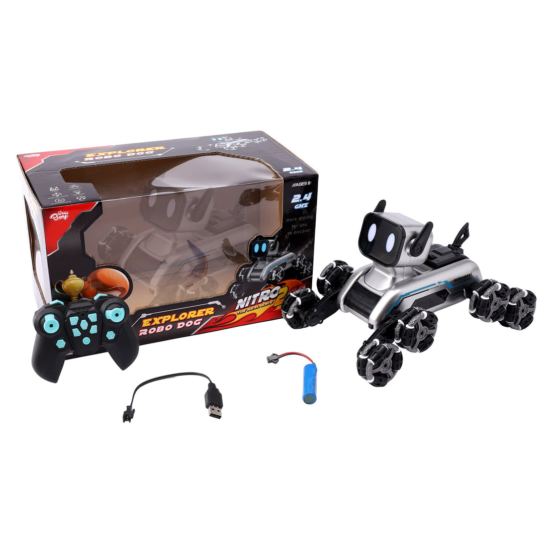 Nitro2Go R/C Explorer Robo Dog