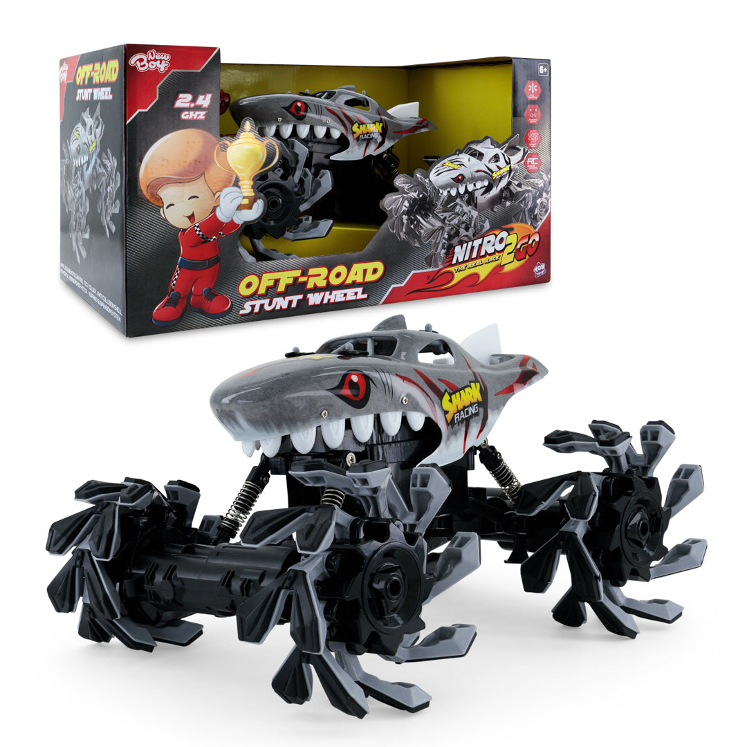 Nitro2Go RC Off-Road Stunt Wheel (Shark)