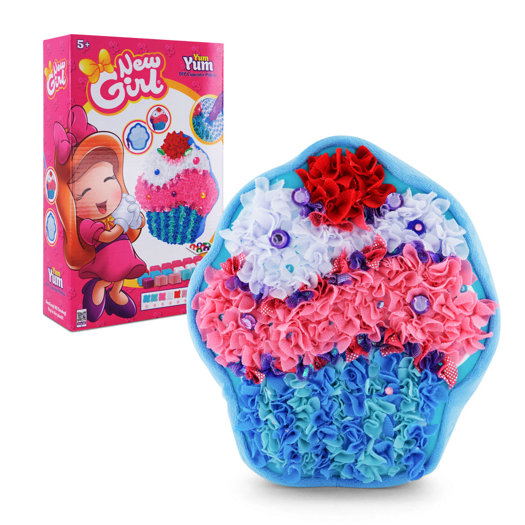 New Girl DIY Pillow Yum Yum Cupcake