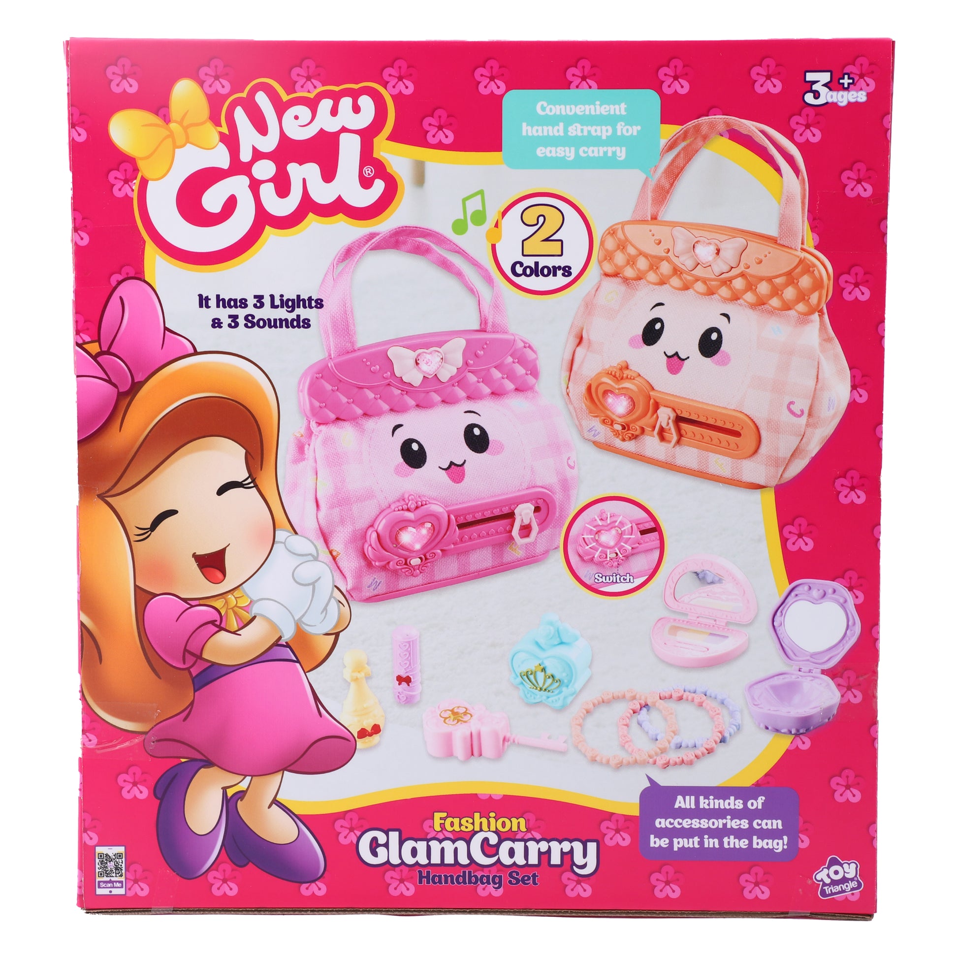 New Girl Fashion Glamcarry Handbag Set