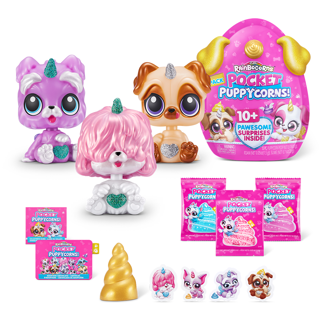 Rainbocorns Pocket Puppycorn Surprise Bobble Head (Large) (S1)