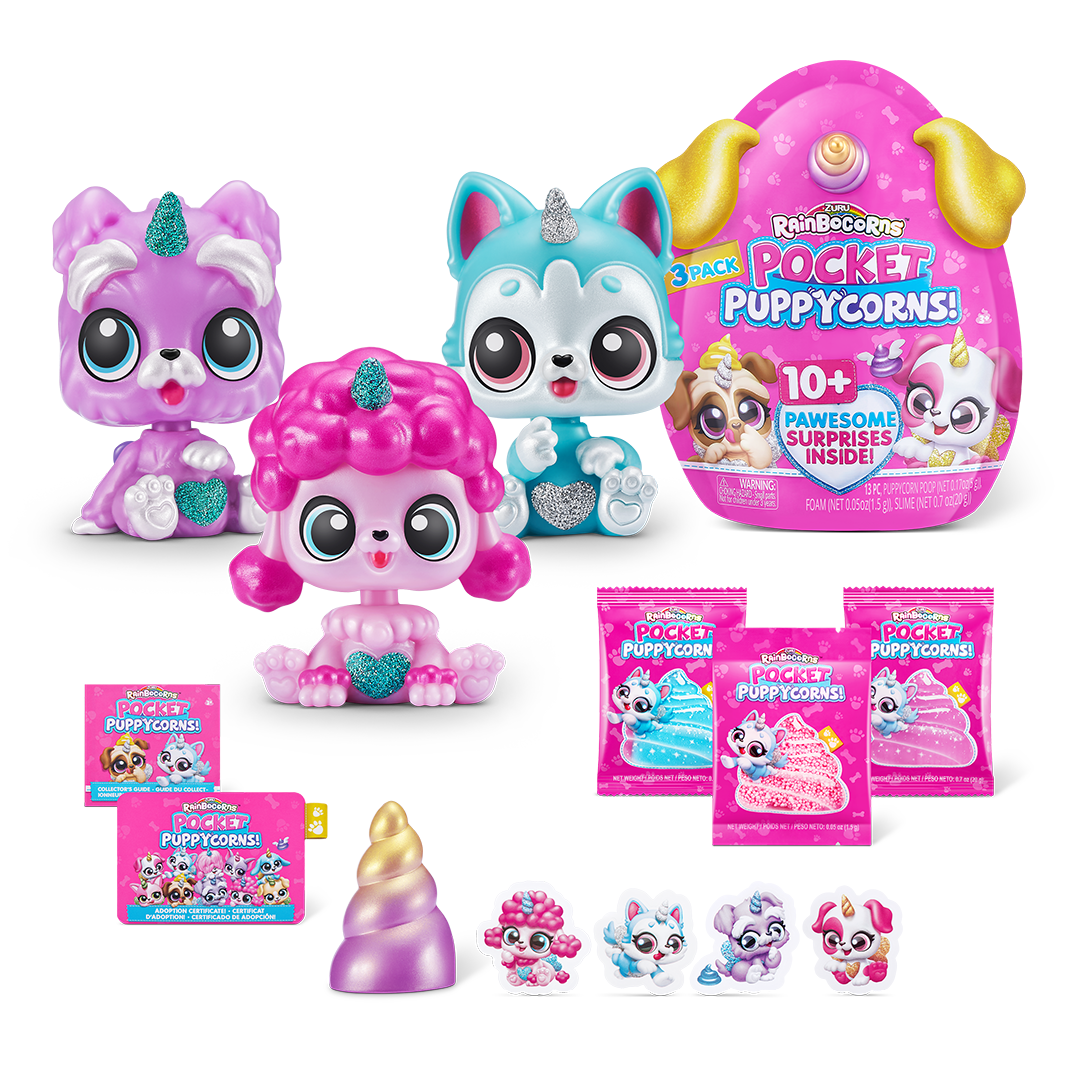 Rainbocorns Pocket Puppycorn Surprise Bobble Head (Large) (S1)