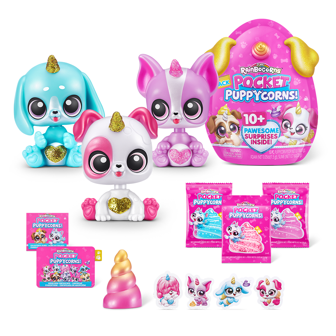 Rainbocorns Pocket Puppycorn Surprise Bobble Head (Large) (S1)