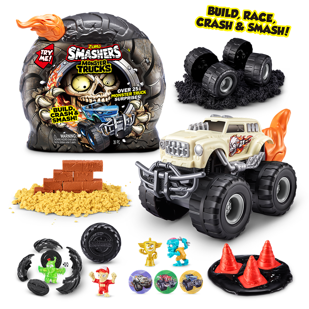 Smashers Monster Wheels Surprise Playset