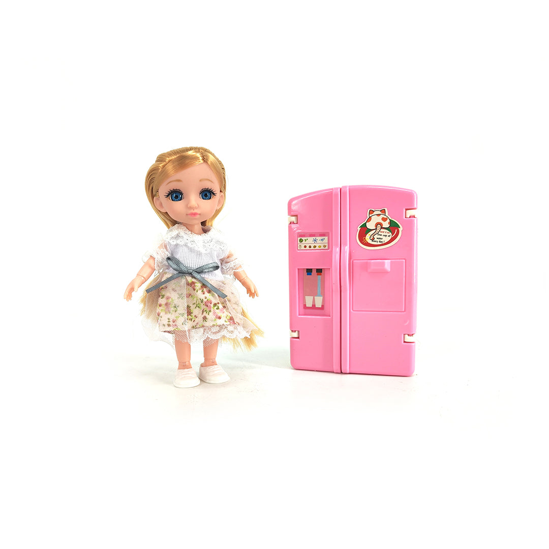 Sweet Annie 6" Doll With Refrigrator