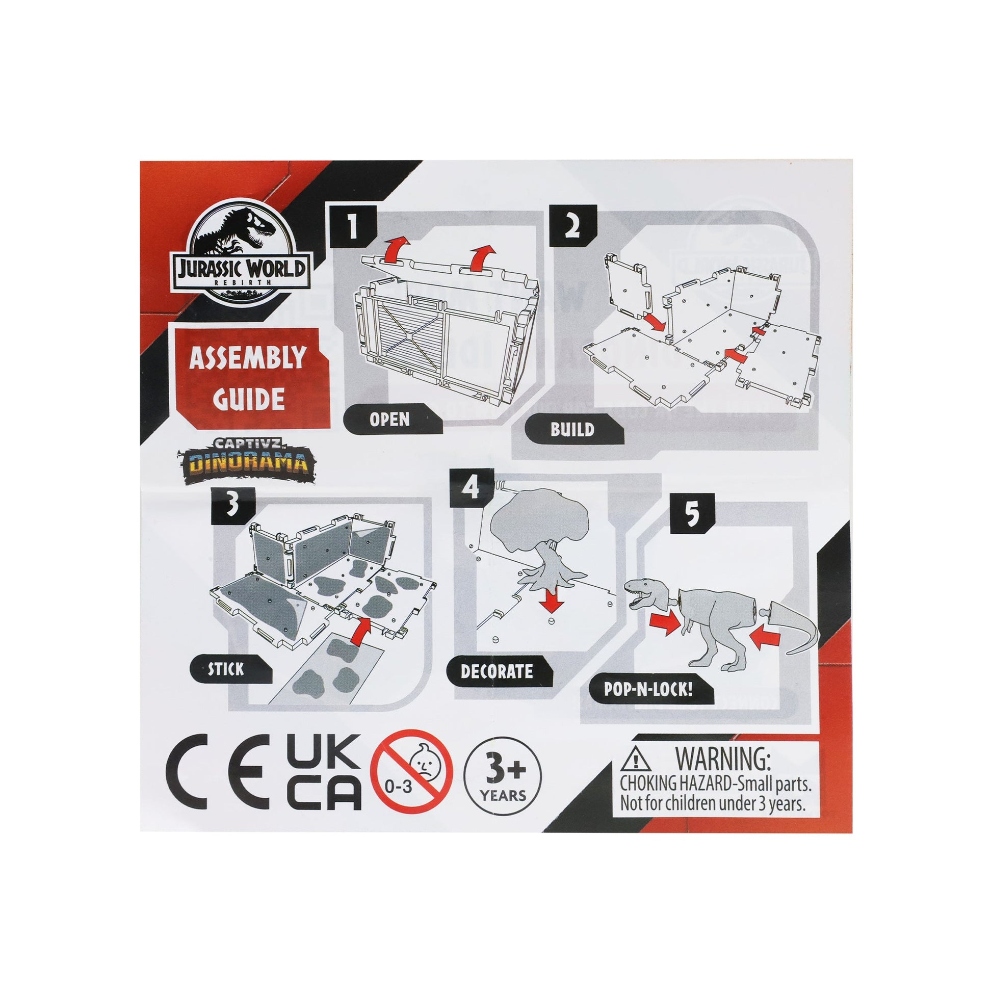 Jurassic World Rebirth Captivz Dinorama - T-rex