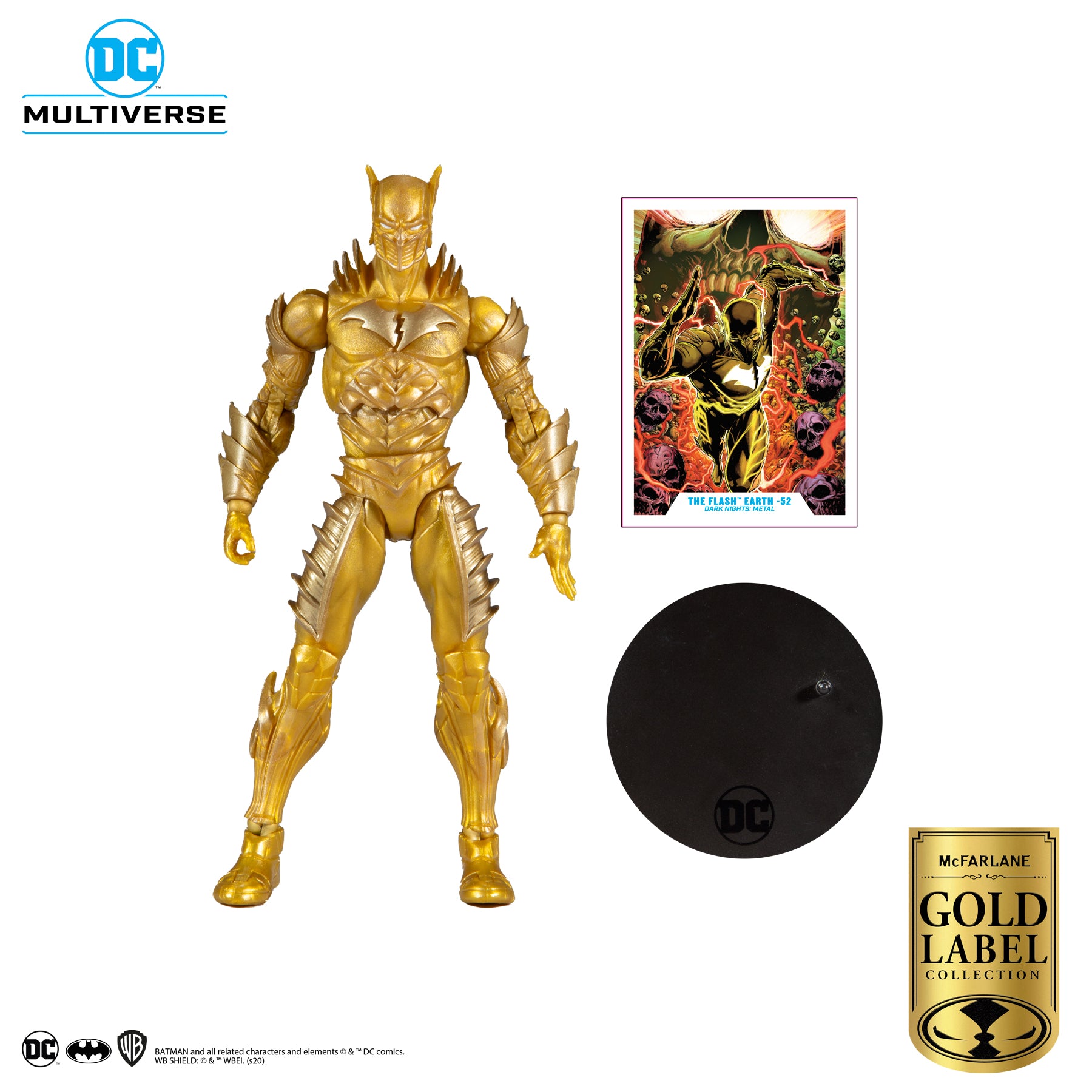 DC Multiverse 7inch Red Death Gold