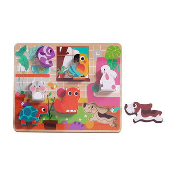 Tooky Toy Chunky Puzzle - Pet