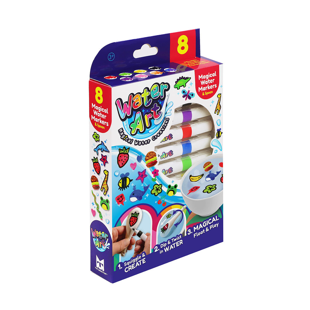Water Art 8pk Markers & Spoon
