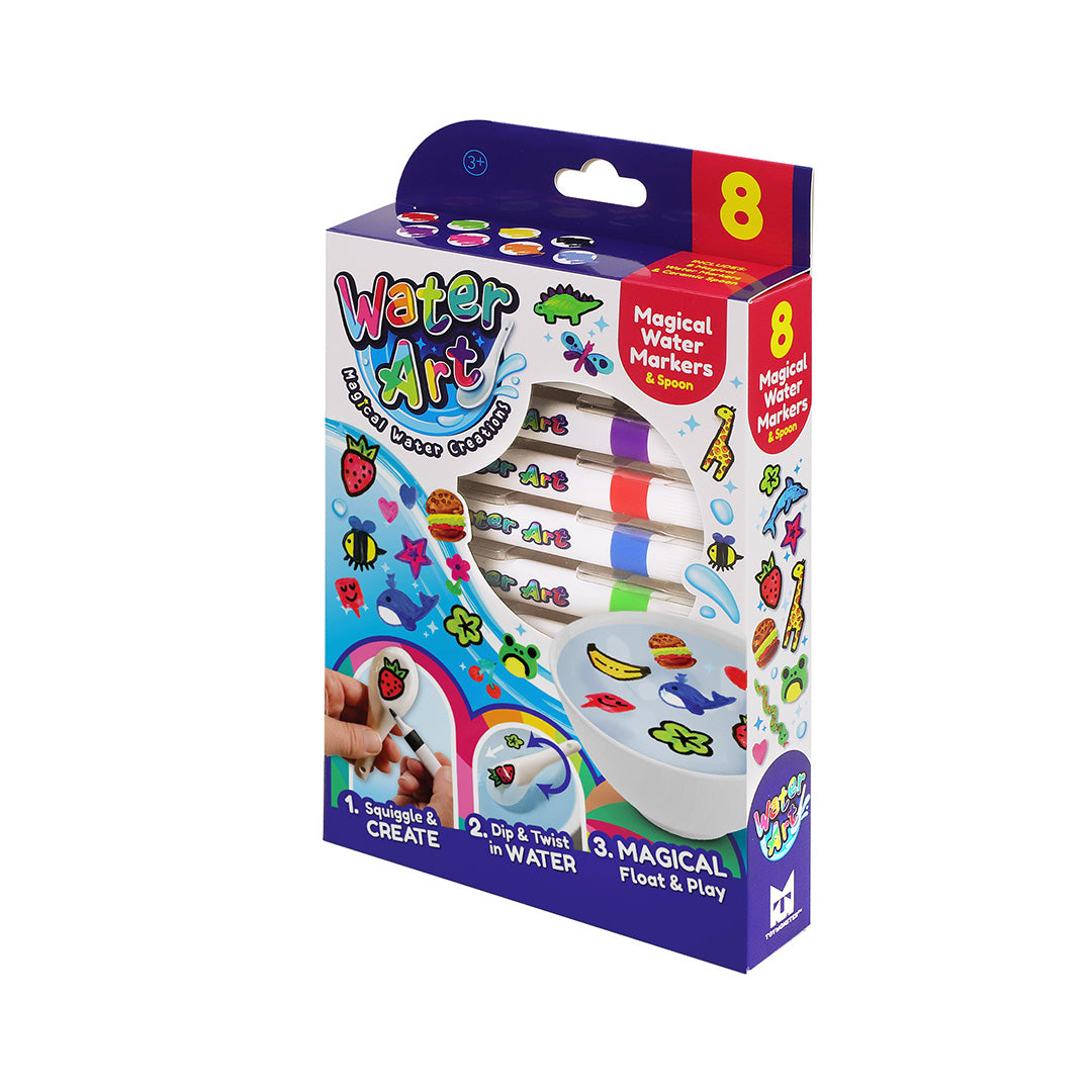 Water Art 8pk Markers & Spoon