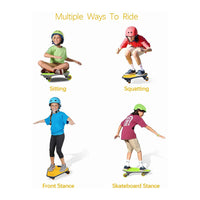 Wiggleboard with light - Green