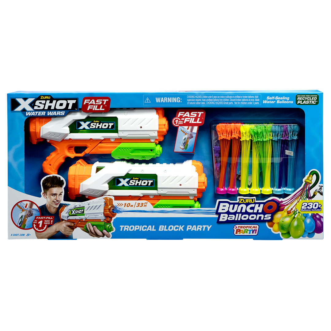 إكس شوت ووتر بانش أو بالونز تروبيكال بلوك بارتي (متوسط 2 فاست فيل).
