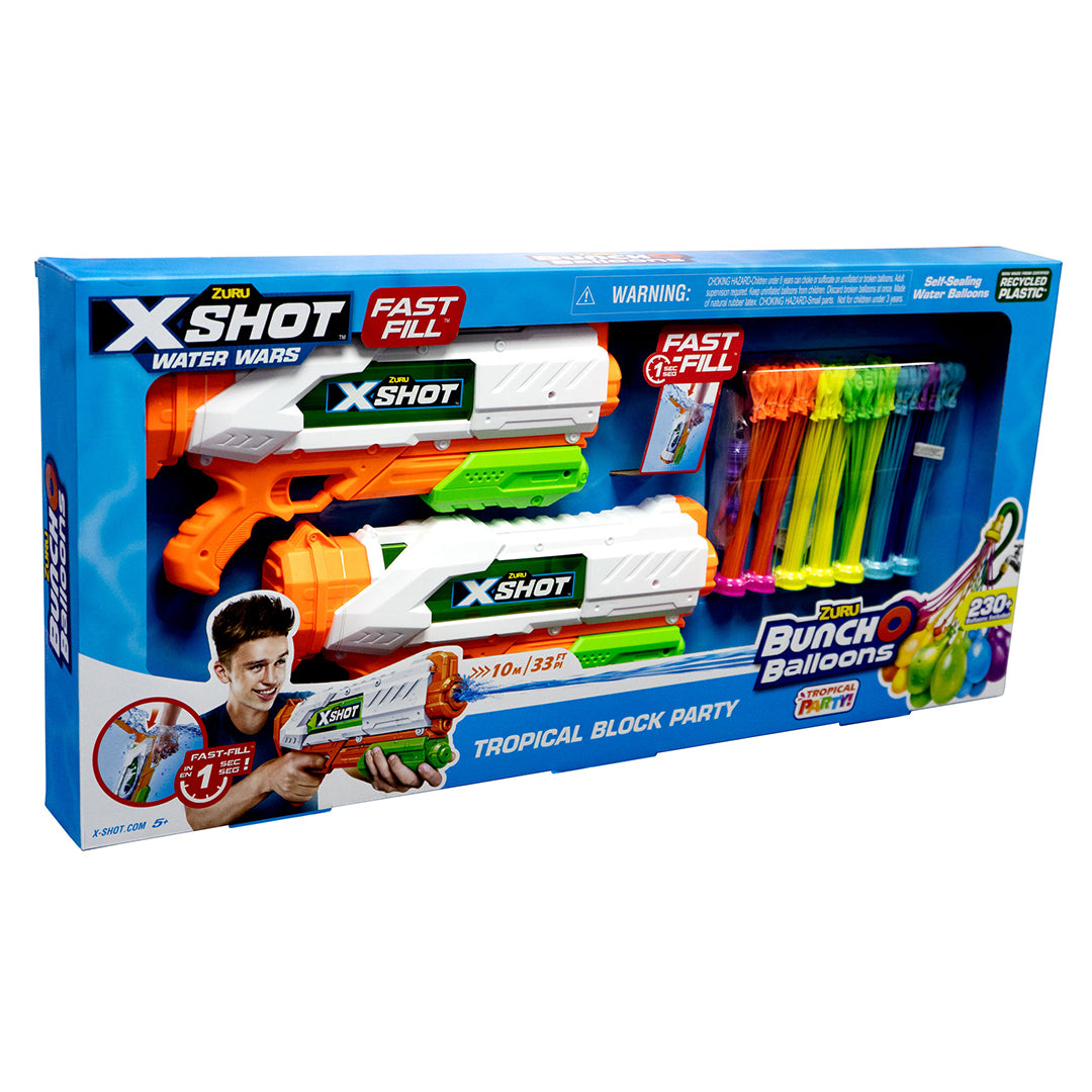 إكس شوت ووتر بانش أو بالونز تروبيكال بلوك بارتي (متوسط 2 فاست فيل).
