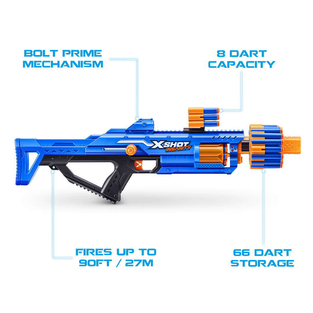 X-Shot Insanity Berzerko 6 Shot (48darts)