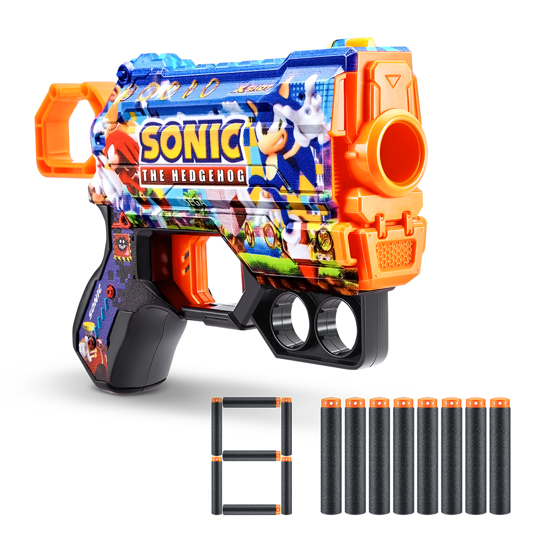 X-Shot Skins Menace Sonic The Hedgehog (8 Darts)