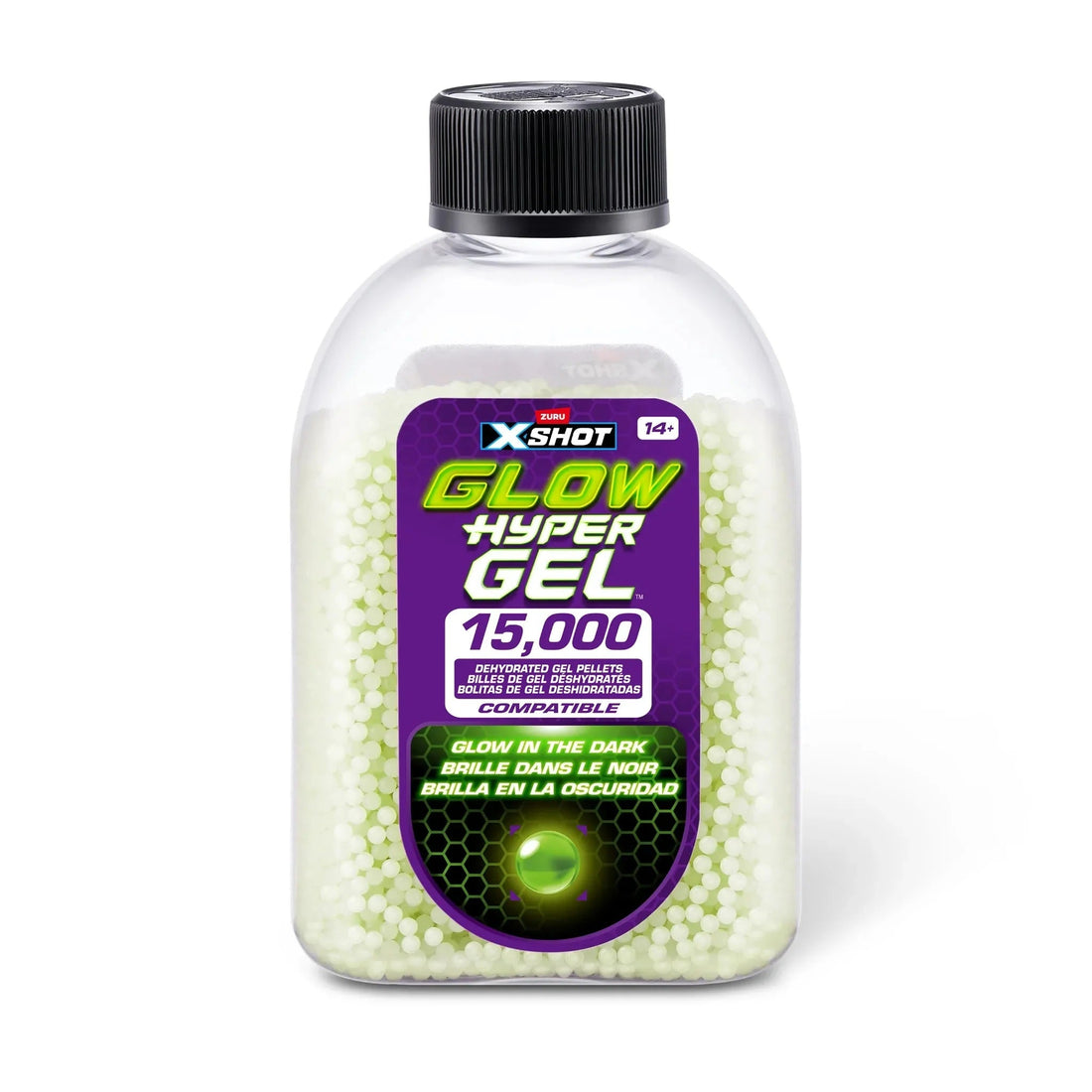 X-Shot Hyper Gel Glow In The Dark Gellet Refill (15,000pcs)