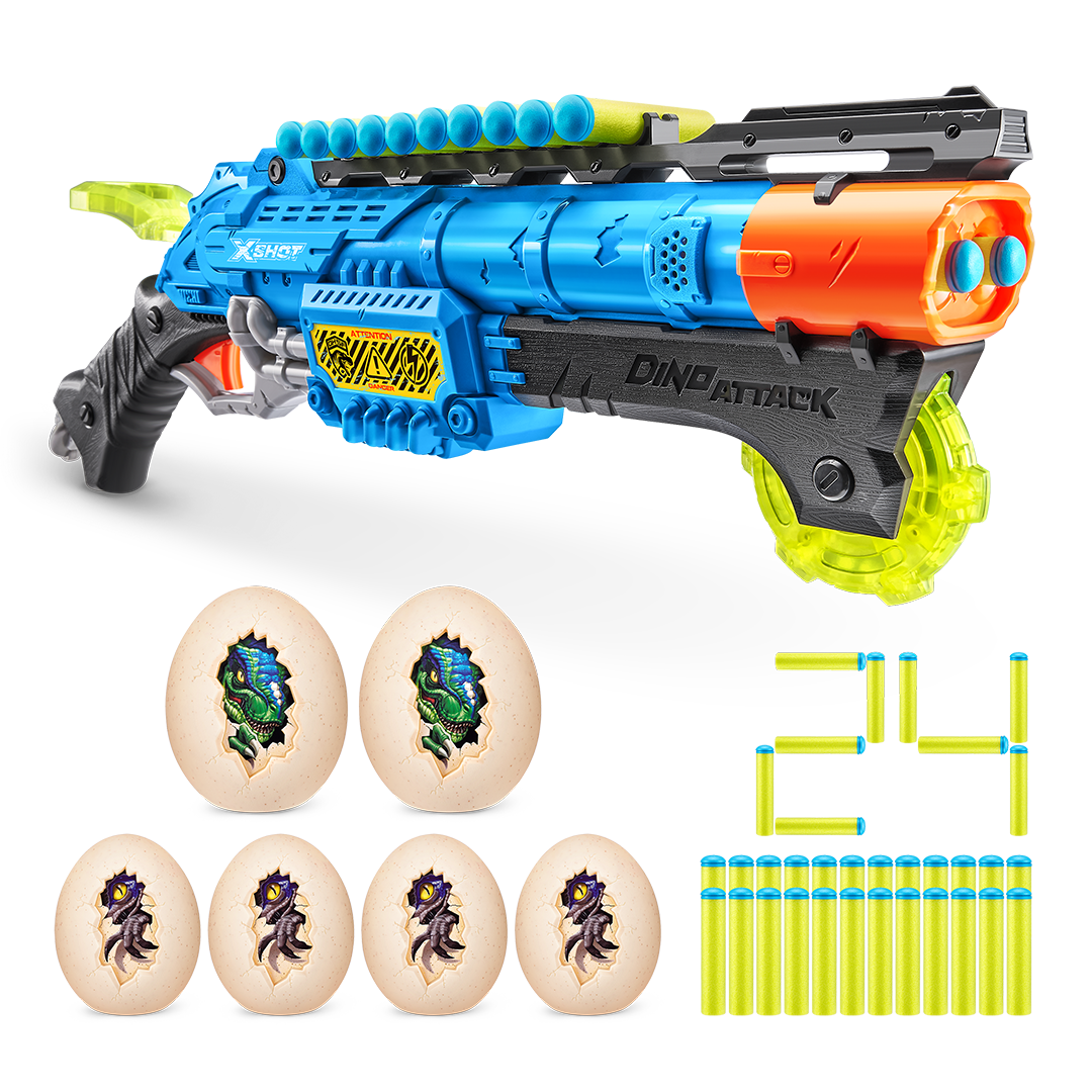X-Shot Dino Attack Eliminator (2Med Egg/4Small Egg/24Darts)