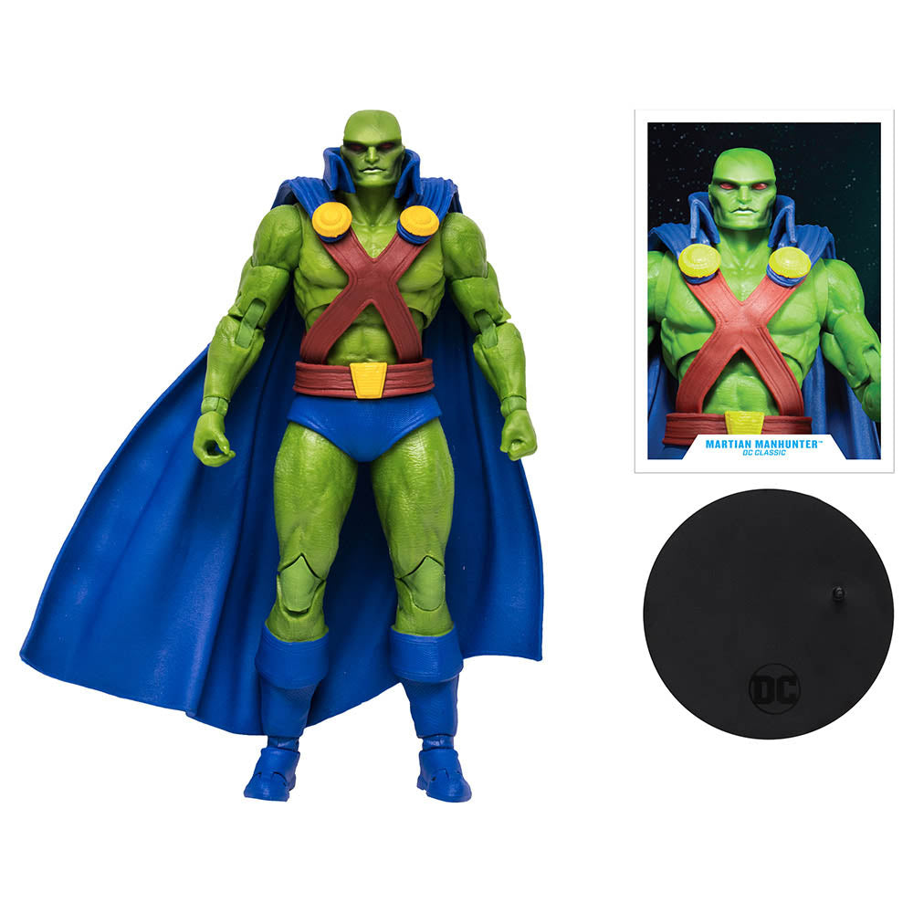DC Multiverse 7inch Martian Manhunter Variant (Gold Label)