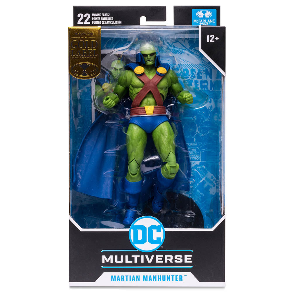 DC Multiverse 7inch Martian Manhunter Variant (Gold Label)