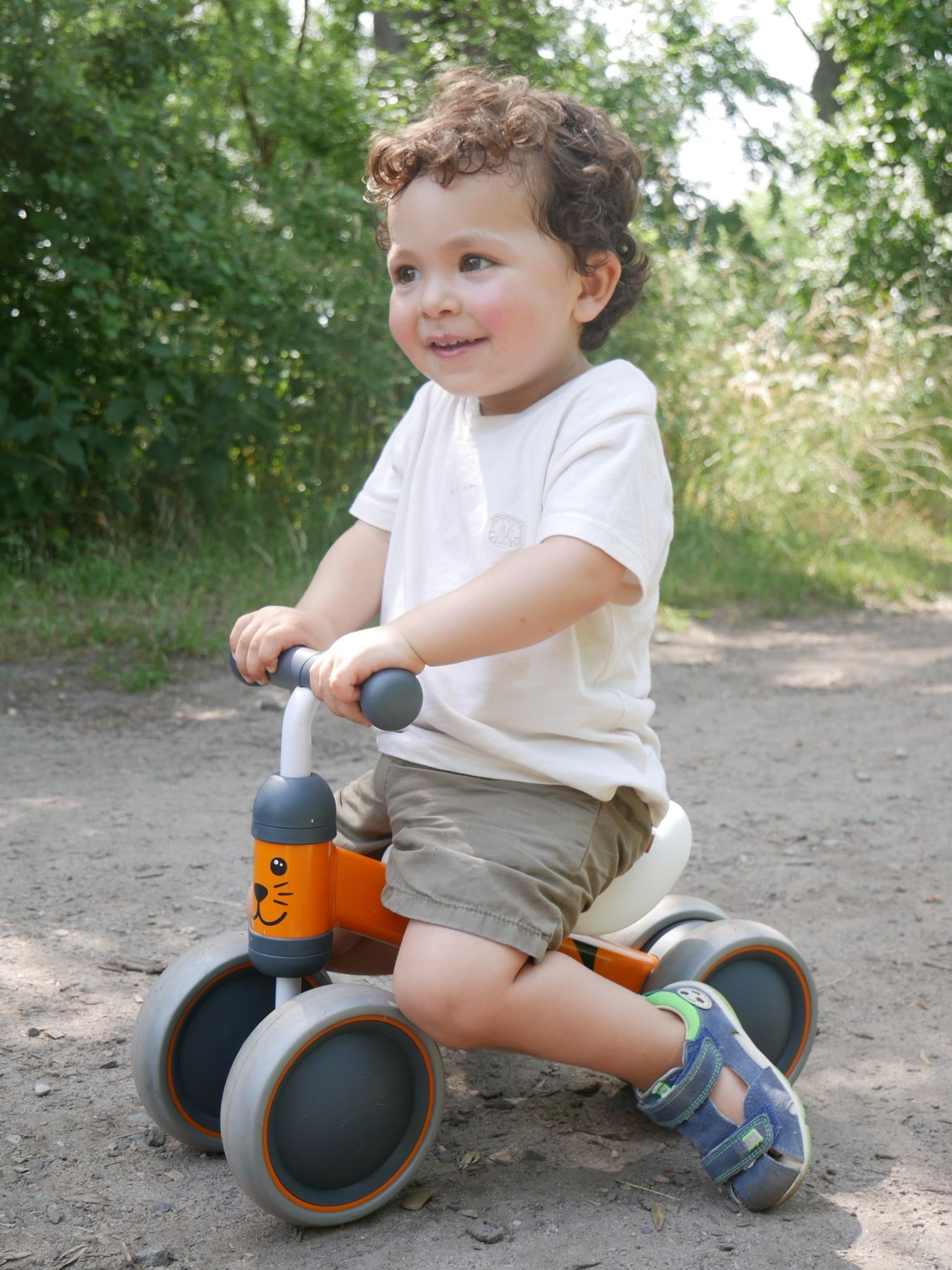 BOLDCUBE Baby Balance Bike Benny Tiger (Orange)