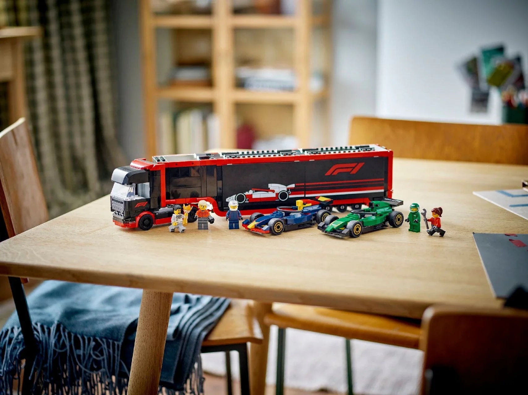 LEGO® F1® Truck with RB20 & AMR24 F1® Cars