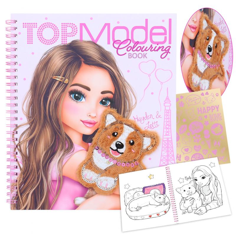TOPModel Corgi Colouring Book