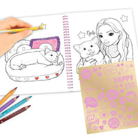 TOPModel Corgi Colouring Book