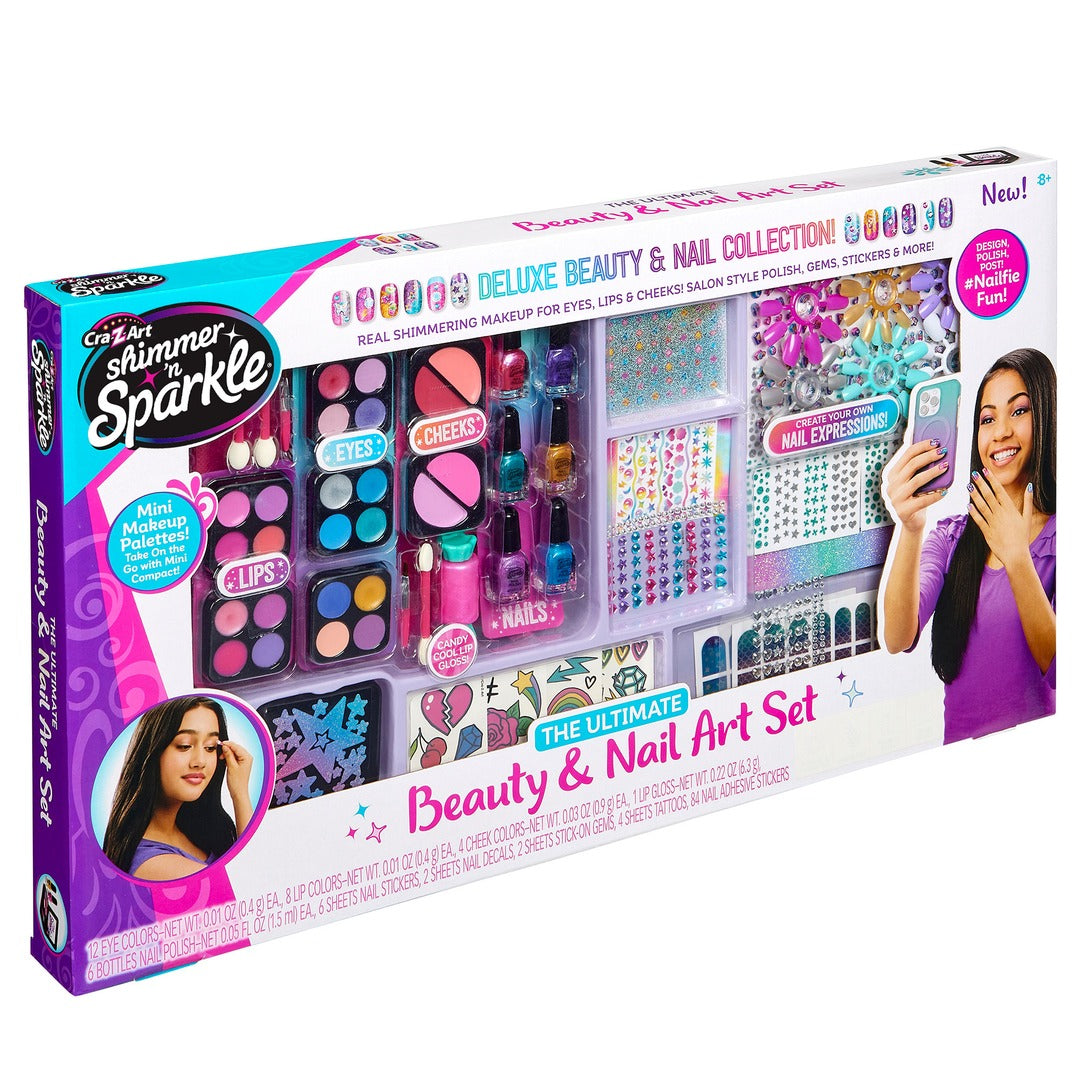 Shimmer N Sparkle Ultimate Beauty & Nail Art Set