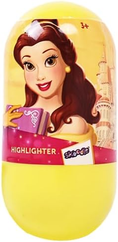 Disney Princess Wobbler Highlighter with Backer Card | Yellow