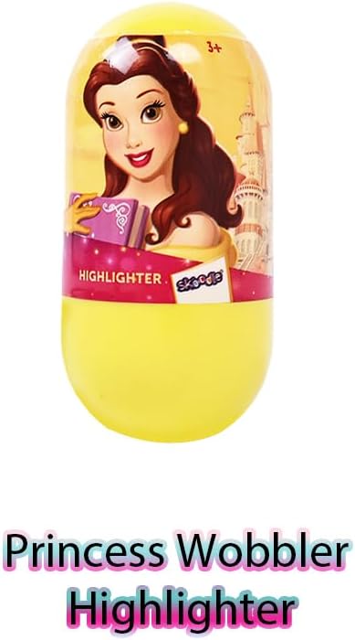 Disney Princess Wobbler Highlighter with Backer Card | Yellow