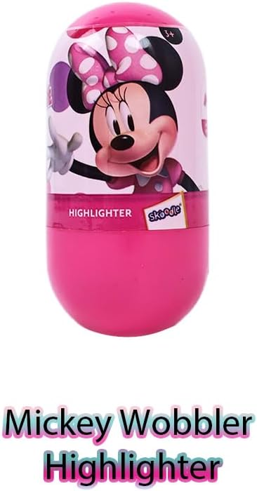 Disney Minnie Wobbler Highlighter with Backer Card | Pink