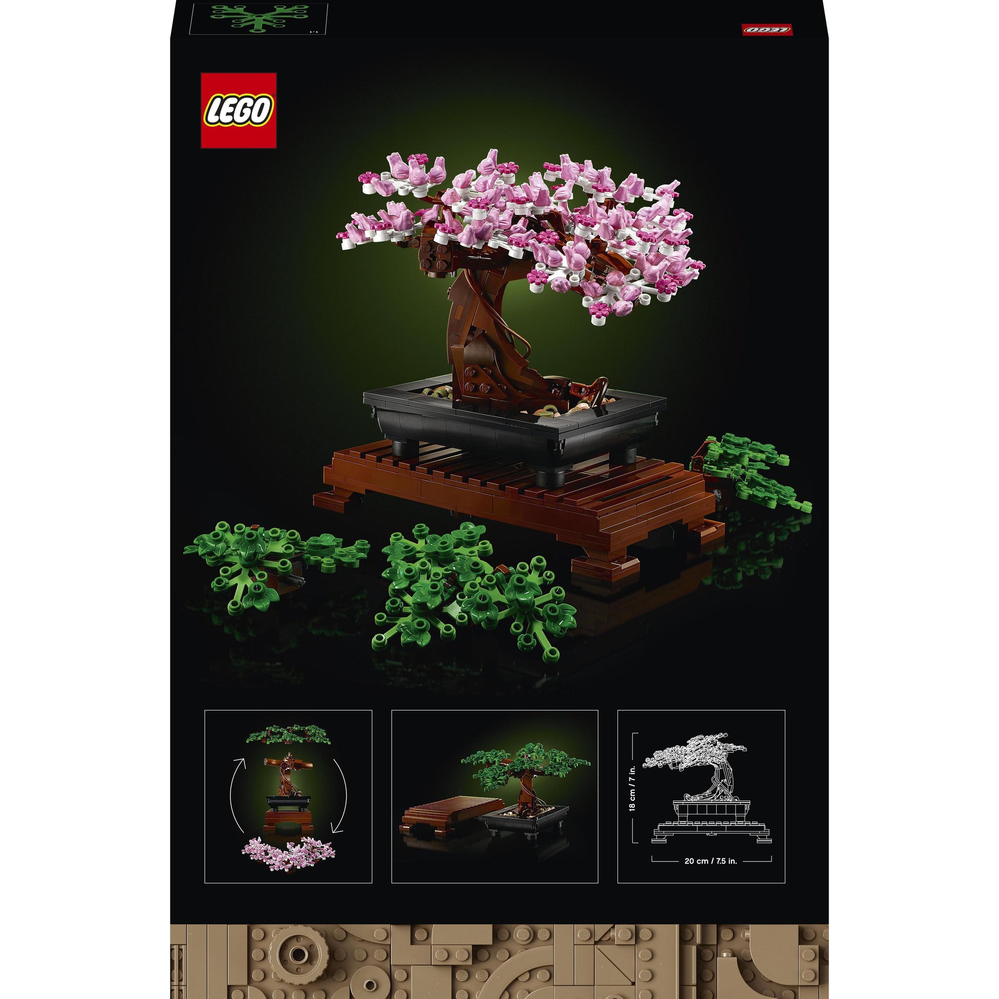LEGO® Bonsai Tree 10281 Building Kit (878 Pieces)