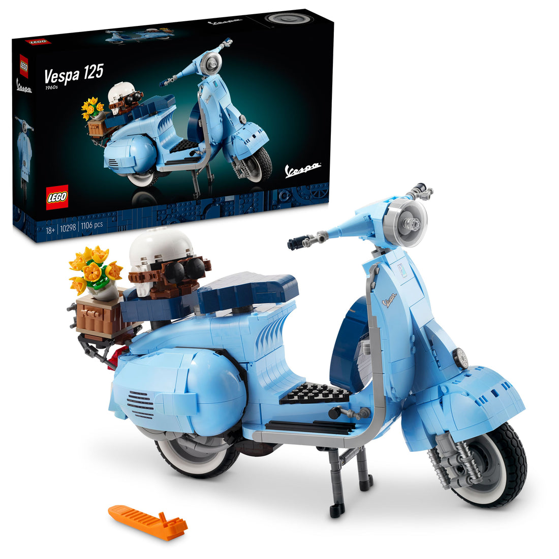 مجموعة فيسبا 125 رقم 10298 من ®LEGO (1106 قطعة)