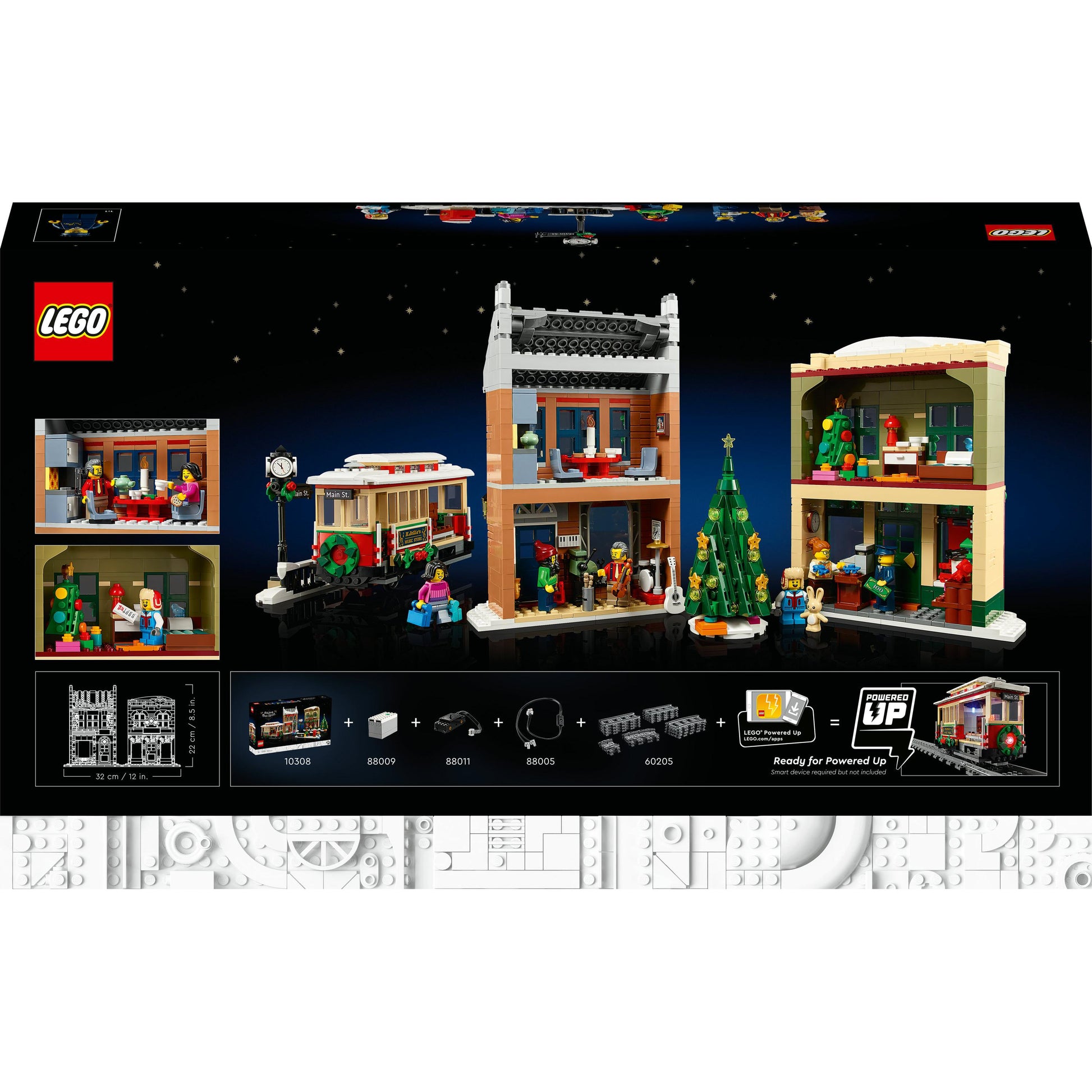 LEGO® Holiday Main Street 10308 Building Kit for Adults and Families (1,514 Pieces)