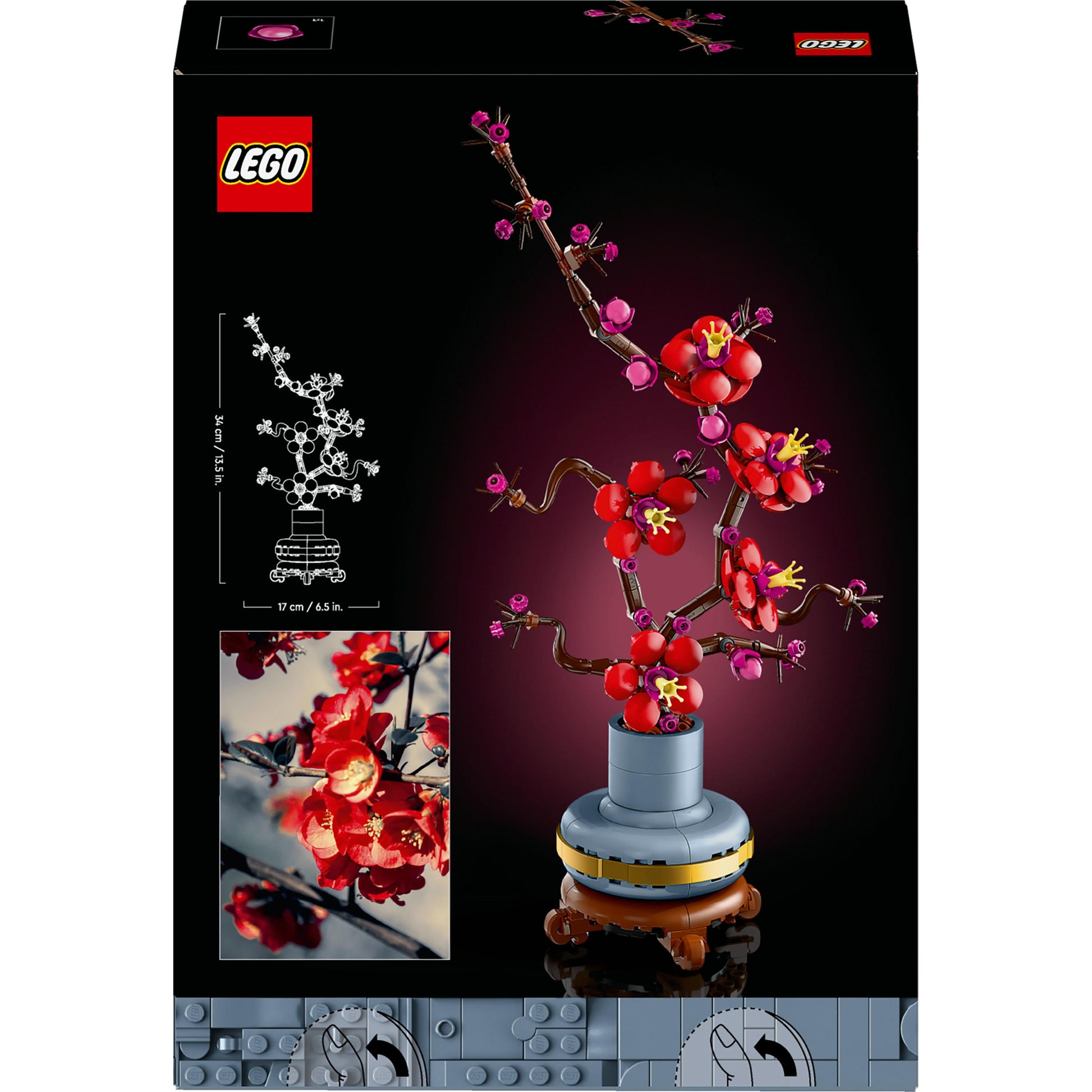 LEGO® Icons Plum Blossom Flower Decor Display Set 10369