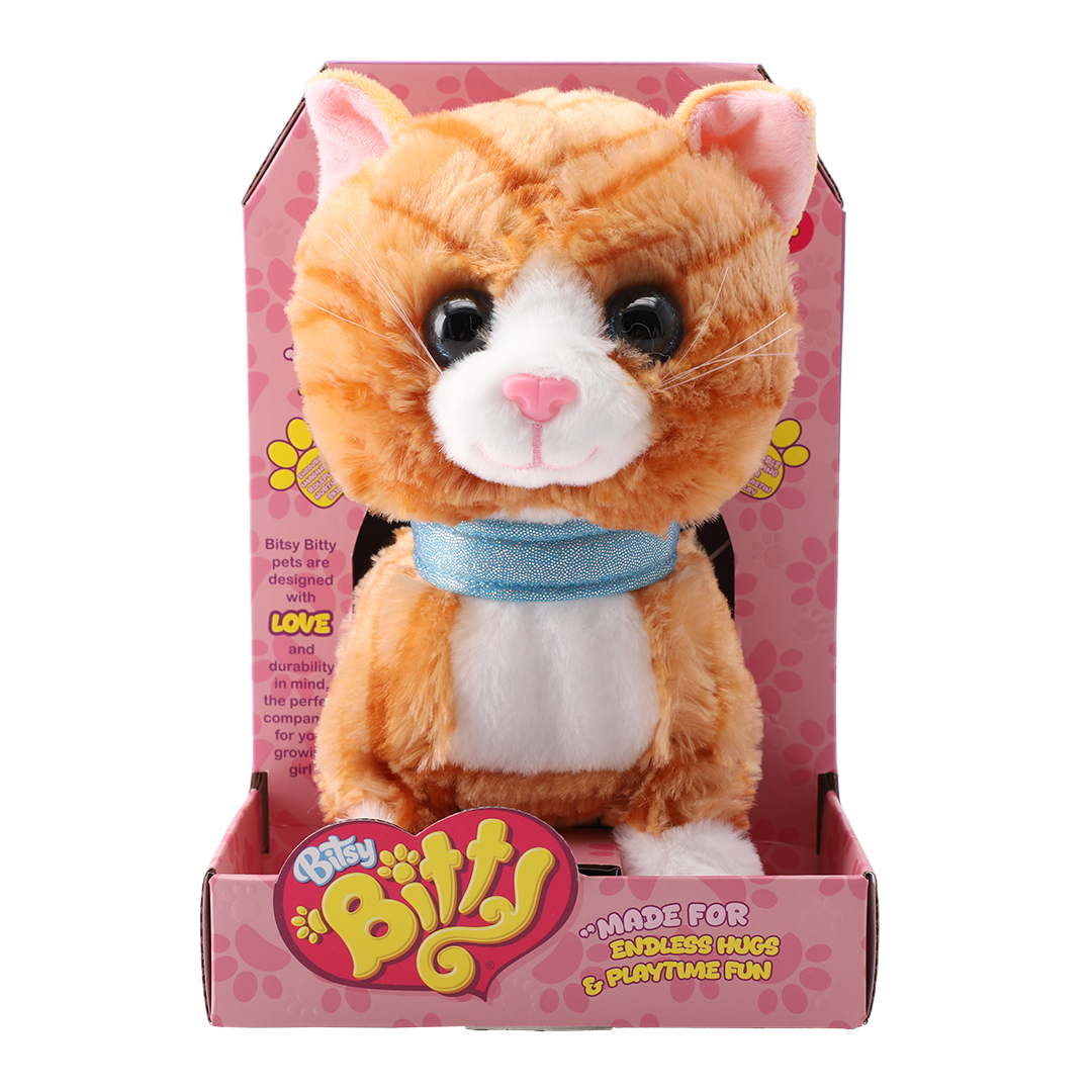 Bitsy Bitty Interactive Cat (Brown)