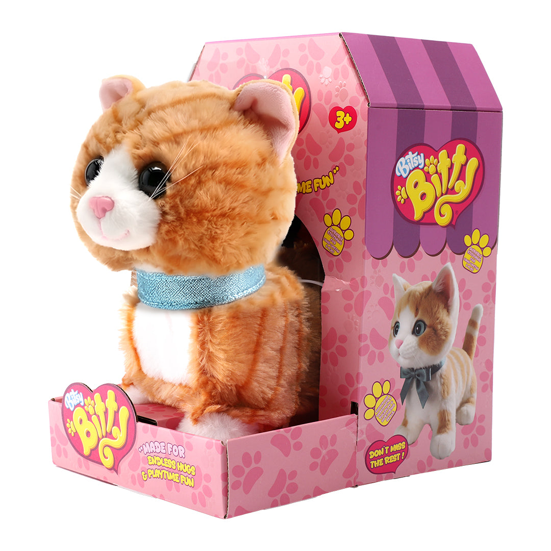 Bitsy Bitty Interactive Cat (Brown)
