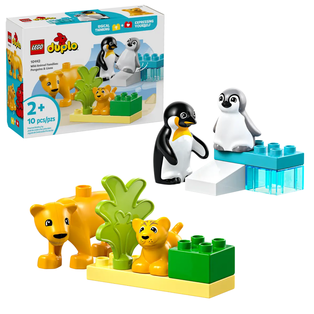 LEGO 10442 Wild Animal Families Penguins & Lions