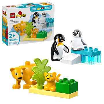 LEGO 10442 Wild Animal Families Penguins & Lions
