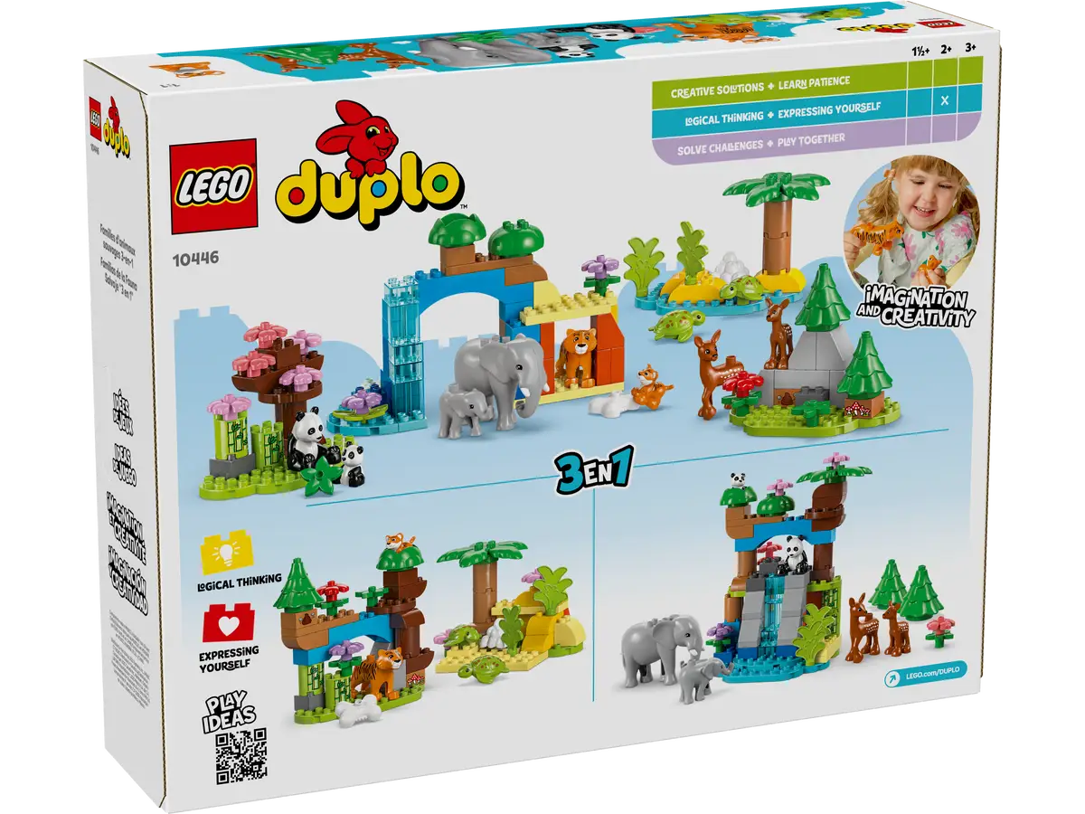 10446 3 in1 Wild Animal Families