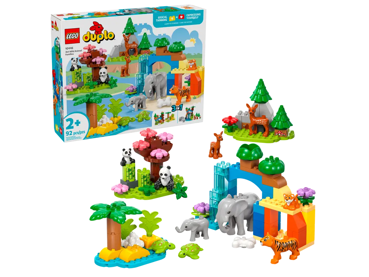10446 3 in1 Wild Animal Families